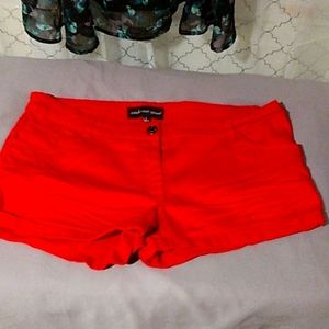 Womens "Daisy Dukes" Red Shorts Size L